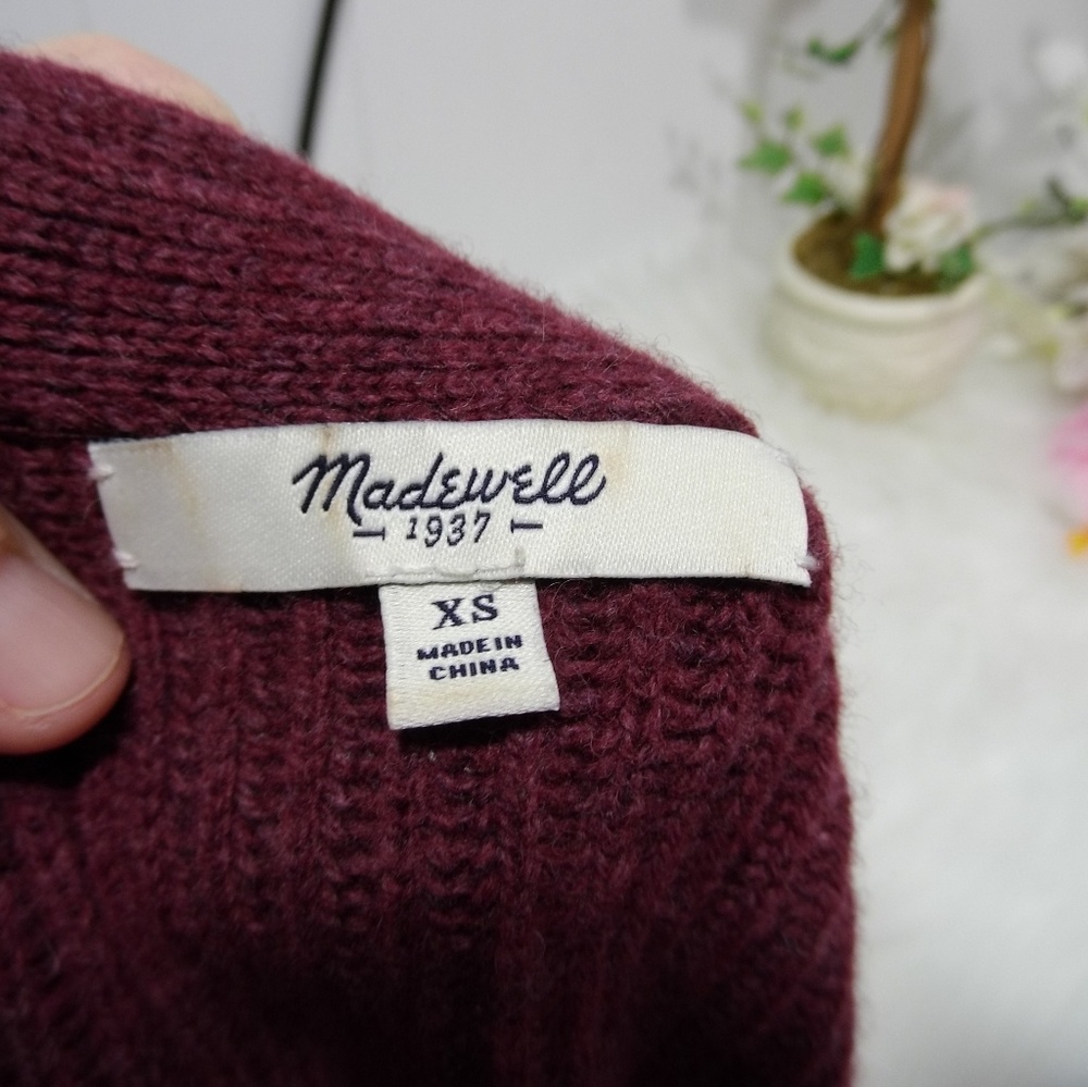 Madewell  long sleeve  wool sweater size xs - Picture 3 of 8